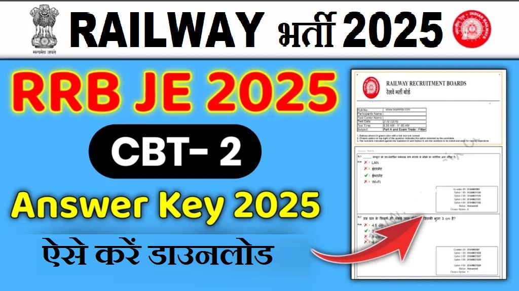 RRB JE CBT 2 Answer Key 2025